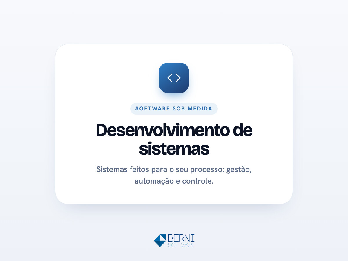 Desenvolvimento de sistemas