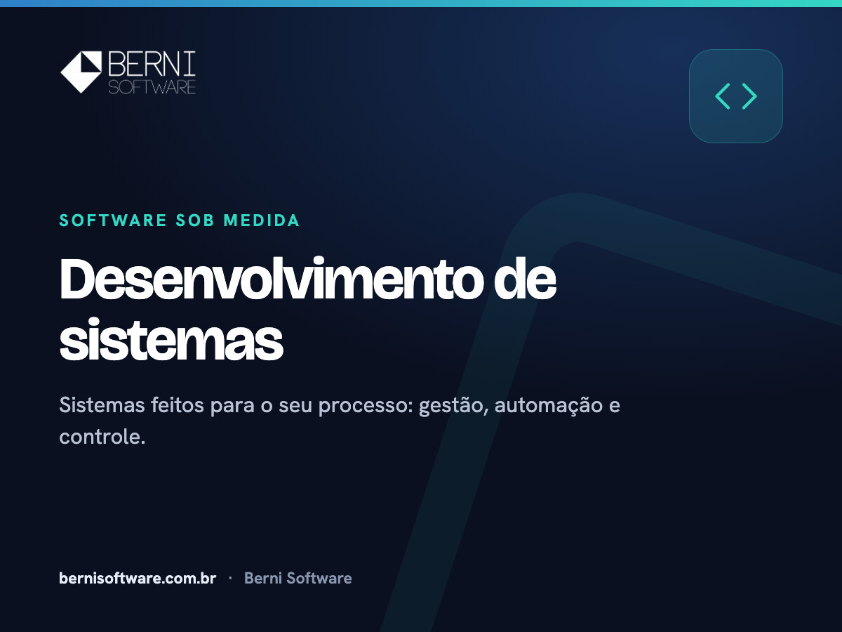 Desenvolvimento de sistemas